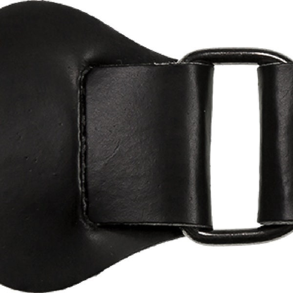 Hochwertiger Taschenverschluss, VENO, Lederimitat, Breite 85 mm, Höhe 35 mm, Farbe Schwarz