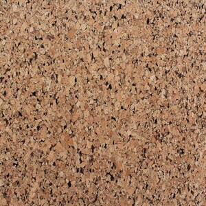 Cork fabric, Hemmers fabrics, rustic, vegan natural product, confetti look, size 30 cm x 50 cm, colors: cork brown, dark brown