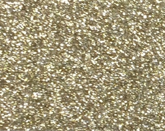 Glitzerstoff-Zuschnitt, Ki Sign, Farben Glitzer-Gold, 66x45cm
