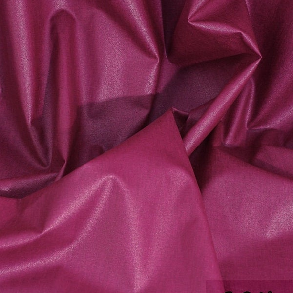 Baumwolle beschichtet, Stoffe, Swafing, Luisa, uni, Acrylbeschichtet, Wachstuch, Breite 155cm, Farbe fuchsia