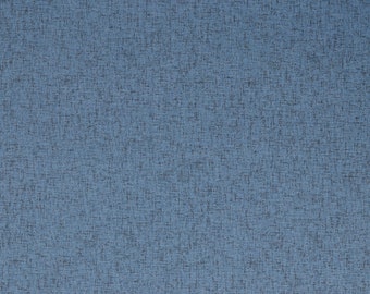 Baumwolle beschichtet meliert Leinenoptik Verhees Textiles Poppy Polyacryl-Beschichtet Stoffe Wachstuch Breite 148cm Farbe: Blau