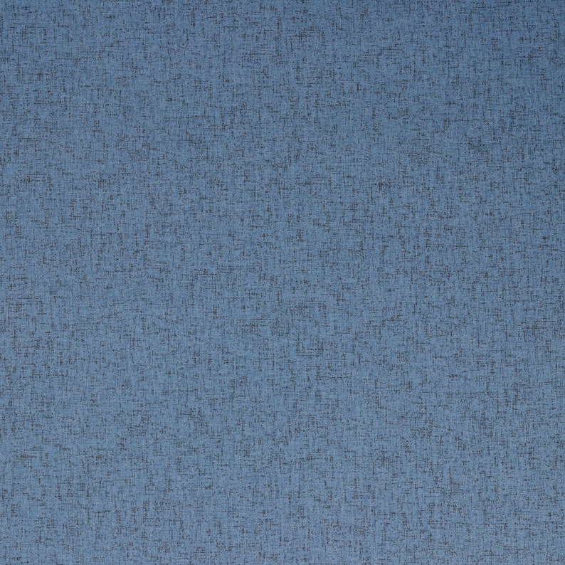 Baumwolle beschichtet meliert Leinenoptik Verhees Textiles Poppy Polyacryl-Beschichtet Stoffe Wachstuch Breite 148cm Farbe: Blau Bild 1