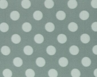 Pile Swafing Anke Dots doubleface larghezza 150 cm Colori: Smeraldo / Menta
