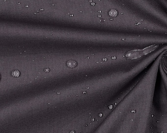 Baumwoll-Canvas wasserabweisend Rimini Verhees Textiles * Oeko-Tex Standard * Breite 140cm uni Farbe Anthrazit