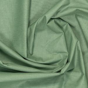 Tissus enduits de coton, Swafing, Luisa, uni, acrylique enduit, tissu de cire, largeur 155 cm, couleur émeraude