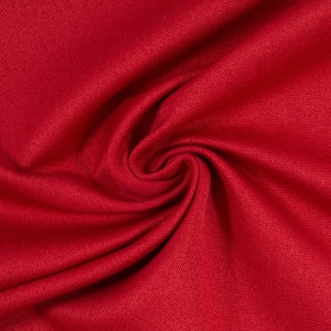Tela para bolsos, tela decorativa, tela tejida, lona, Swafing, Roma, Oeko-Tex Standard, ancho 140 cm, liso, jaspeado, color burdeos