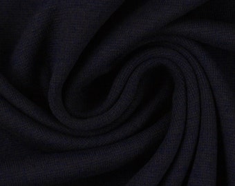 Sweat Eike Swafing roughened soft back plain width 155 cm color dark blue