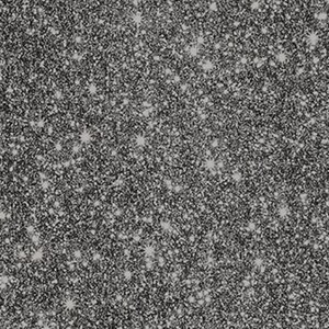 Glitter fabric cut, ki sign, color glitter-grey, 66 x 45 cm