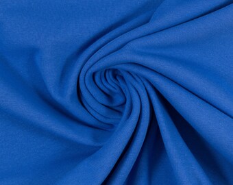 Boordstof, buisstof, Swafing, Heike, OEKO Tex Standard 100, uni, breedte 90 cm, kleur koningsblauw