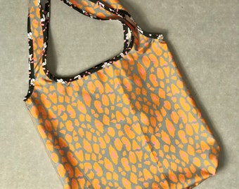 My lovely Shopping Bag by Cherry Picking, Swafing, Leoprint mit Alpaka, Breite 150cm, Farben: Leo / Grau