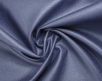 Cotton coated, fabrics, Swafing, Luisa, uni, acrylic coated, oilcloth, width 155 cm, color smoky blue