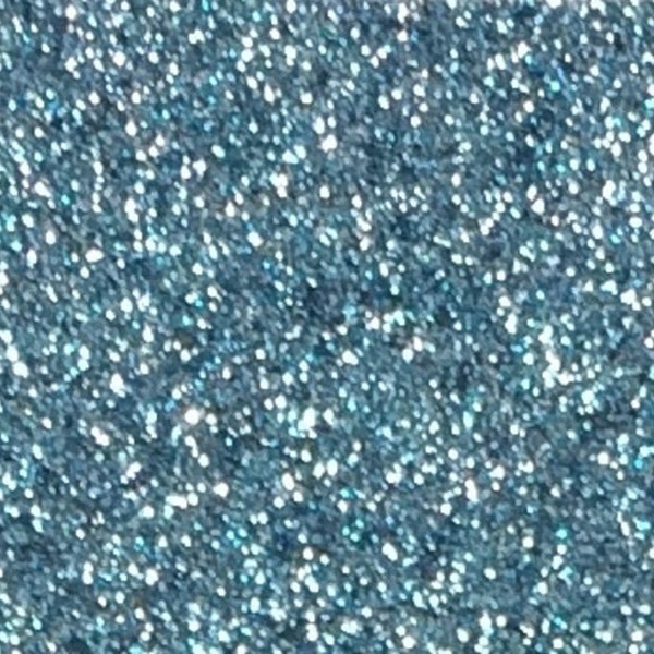 Signe de Ki, de couleur bleu clair paillettes, paillettes tissu coupe, 66 x 45 cm