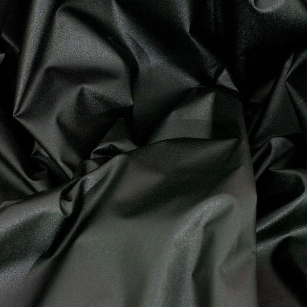 Baumwolle beschichtet, Stoffe, Swafing, Luisa, uni, Acrylbeschichtet, Wachstuch, Breite 155cm, Farbe schwarz