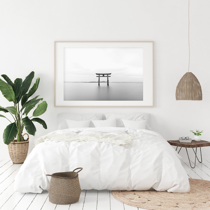 Zen Wall Art Black and White Photography Print Downloadable | Etsy