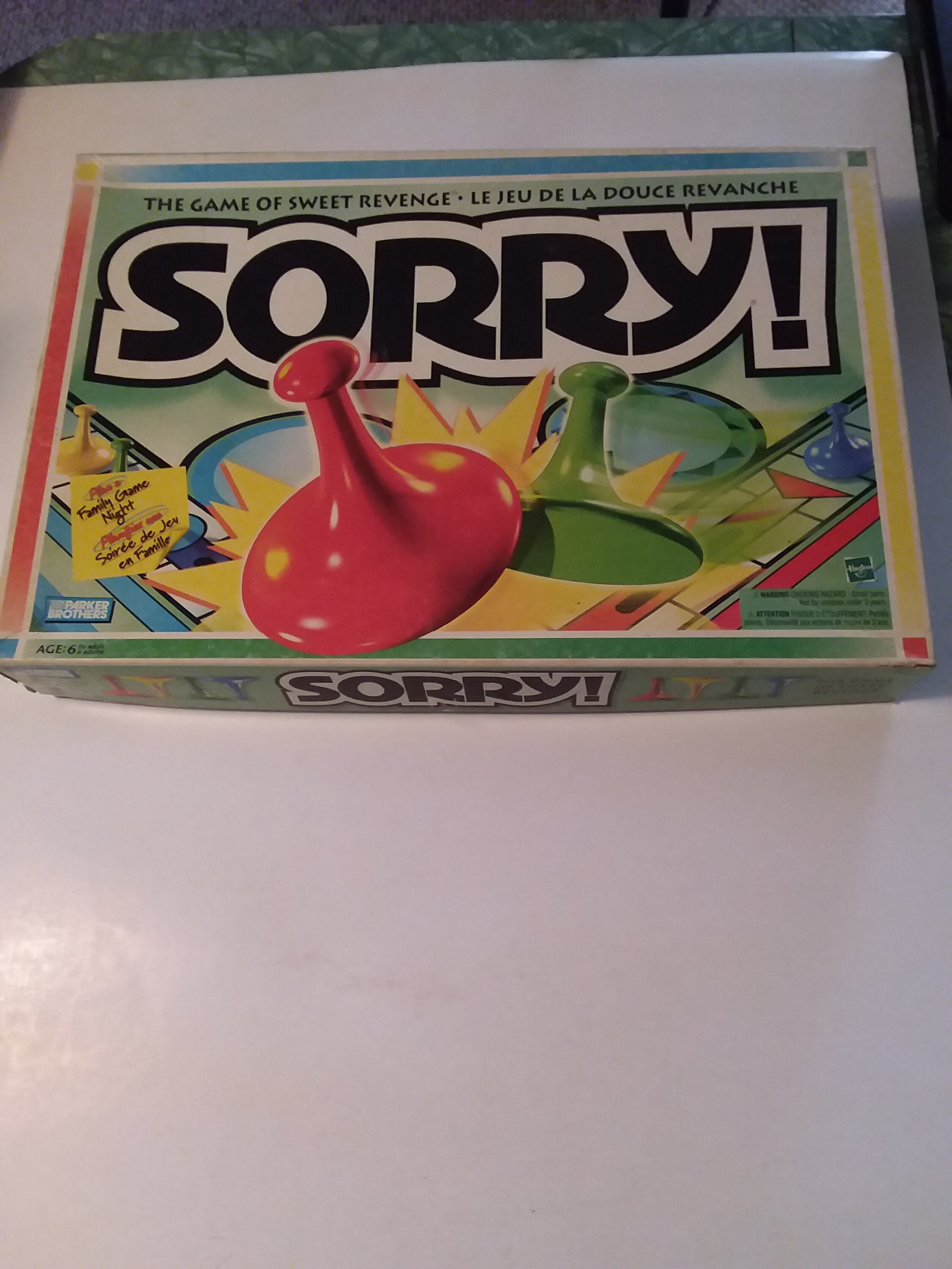 Sorry Board Game | Etsy