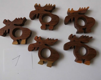 Napkin holder moose, set of 5