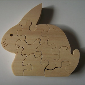 Hasen Puzzle groß Bild 1