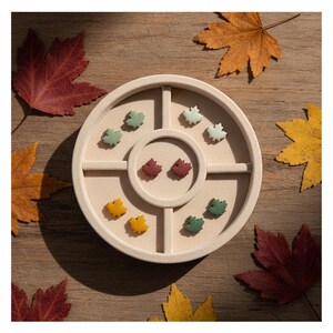 Polymer Clay Ohrstecker Ahornblätter | Ahorn Ton Ohrringe |  Weihnachtsgeschenk | Herbst Ohrringe | handgefertigt
