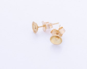 Stud earrings Fiore 18 kt gold