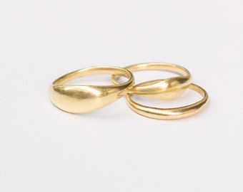 Ring Bombato 18 kt Gold