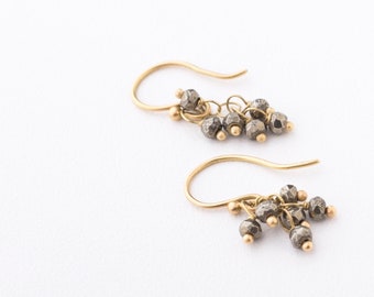 Boucles d'oreilles Grappolo Noir