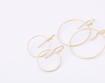 Earrings Circolo 18 kt gold