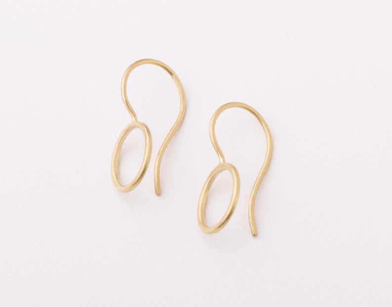 Boucles doreilles Cerchio 18 kt or image 1