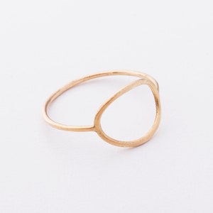 18 kt gold ring ovale Vuoto image 1