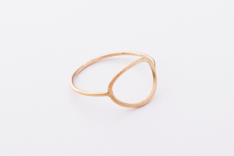 18 kt gold ring ovale Vuoto image 1