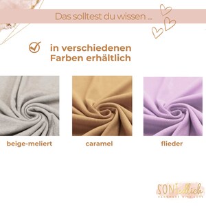 Hipster-Beanie aus Rib-Jersey, Farben beige-meliert, caramel, flieder