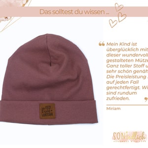 Hipster-Beanie aus Rib-Jersey, Bewertung