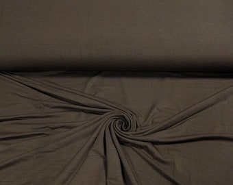Viscosa Jersey marrón taupe
