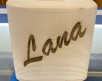 Individualisierung Gravur Name, Text nach Wunsch