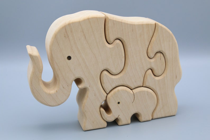 Kinderpuzzle Elefant 200 Teile | Für Kinder Ab 3–9 Jahren | Fertige Größe 47 X 34 Cm | Aus Recyclingkarton