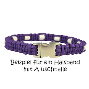 EM-Keramik Halsband für Hunde, verschiedene Größen wählbar, original EM-X-Keramik-Pipes, schwarz/dunkelgrau/schwarz-weiß-gemustert Bild 2