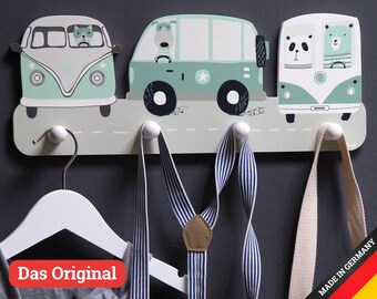 Coat rack cars coat hook children's room with cars children's clothing wall hook, baby coat rack wall decoration B-ITEM