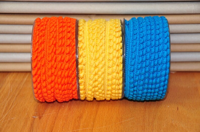 2 m mini-bobbles MINI-POMPONS orange image 2