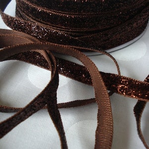 2 m LUREX RIBBON brown 画像 1