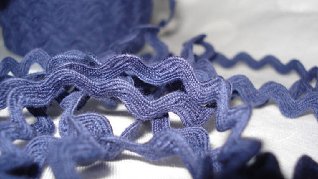 3 M X 9 Mm RICK RACK Rickrack Dusty Blue Etsy