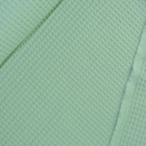 0,5 x 1,52 m NELSON Waffelpique WAFFELPIQUÉ smaragd 100 % CO col. 100266 immagine 3