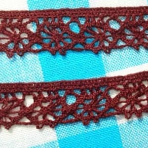 2 m crochet bordeaux image 1