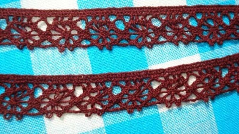 2 m crochet bordeaux image 1