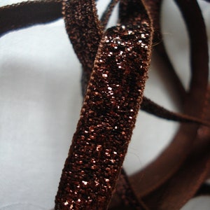 2 m LUREX RIBBON brown 画像 2