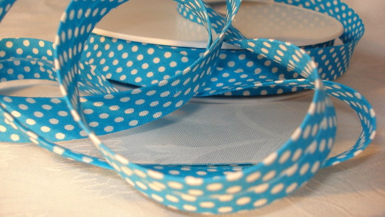 3 m bias binding with white dots image 3