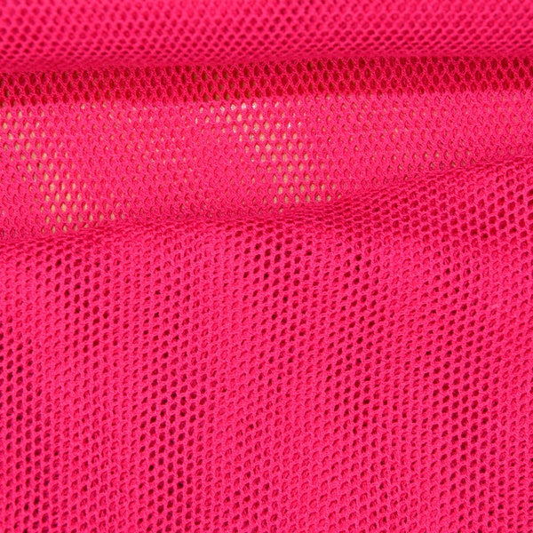 0,5 m Tüll / MESCH mesh 100 % Baumwolle kbA C. Pauli cerise pink