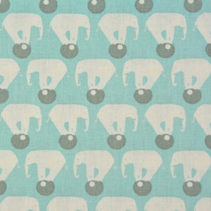 0,5 m CIRCUS ELEPHANT BERTI cotton grey/blue image 3