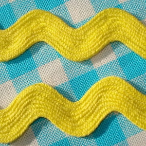 2 m x 15 mm serpentine en jaune den citron image 1
