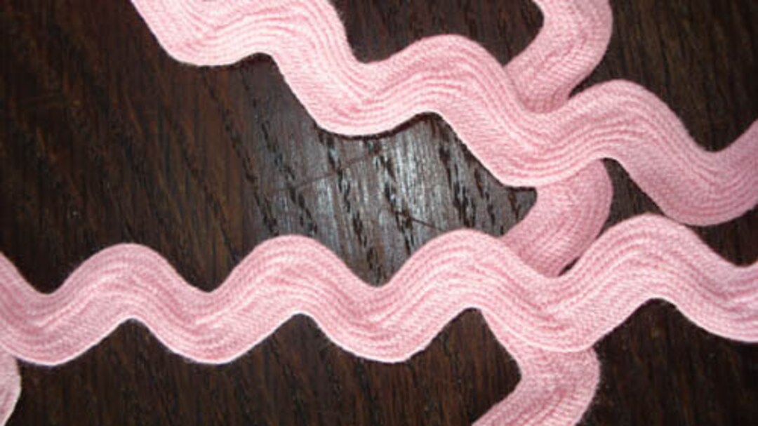 2 M X 15 Mm Rick Rack in PINK Etsy