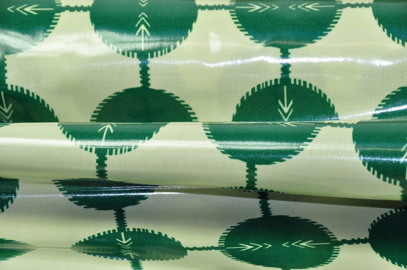 0.25 M Oilcloth heirloom Joel Dewberry Green image 1