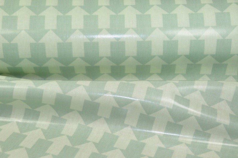 0.25 m x 0.75 m nappe en pla THIS WAY dusty mint image 1